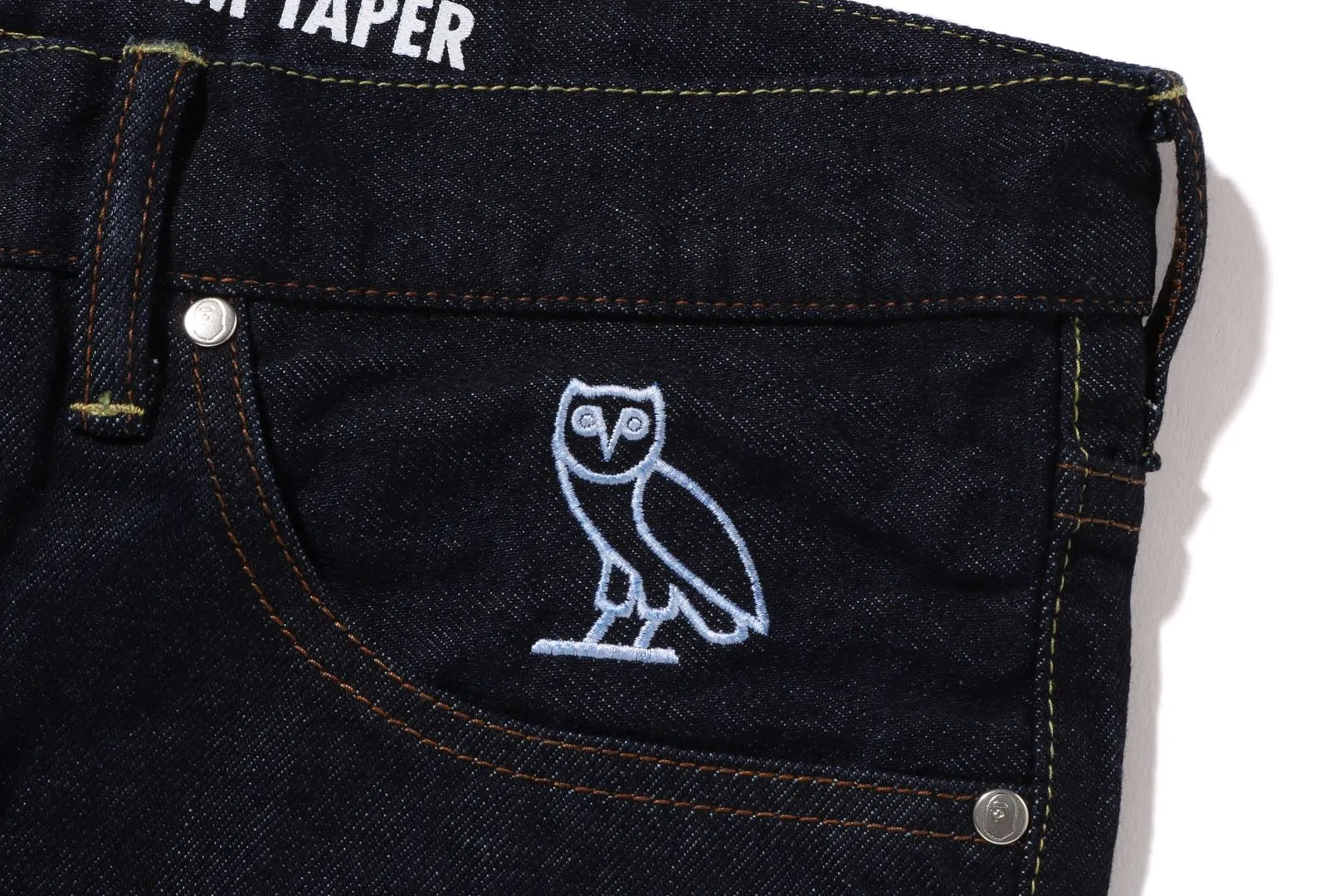 【 BAPE X OVO】2008 TYPE-05 DENIM PANTS
