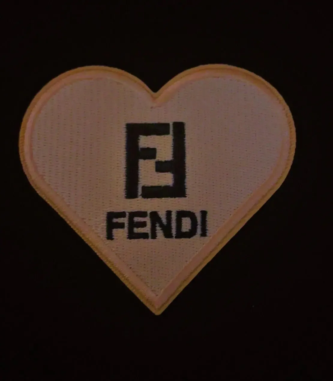 💕 Heart-Shaped Luxury Designer-Inspired Patches – Bling Perfection 💕
