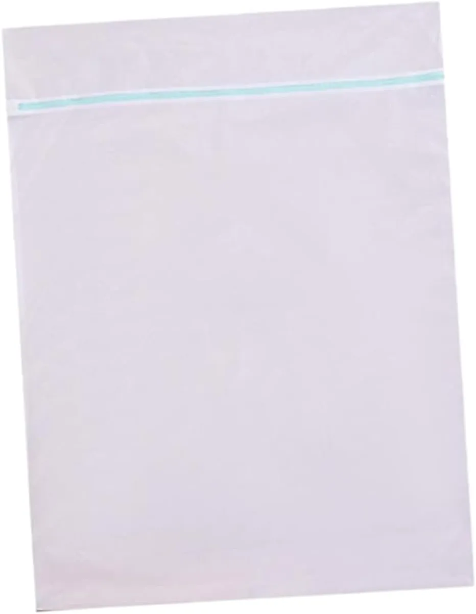 1 PC Extra Reusable Laundry Bag Fine Mesh Washing Machine Pouch for Delicate Clothes Convenient Cylindrical Design with Zipper for Home and Travel Matcha