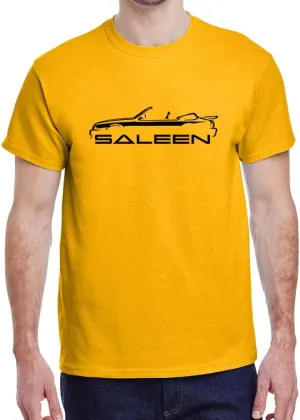 1987-93 Saleen 5.0 Mustang Foxbody Convertible Classic Outline Design Tshirt