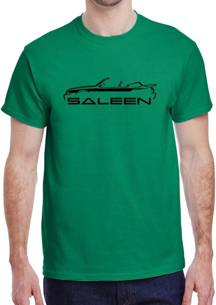 1987-93 Saleen 5.0 Mustang Foxbody Convertible Classic Outline Design Tshirt
