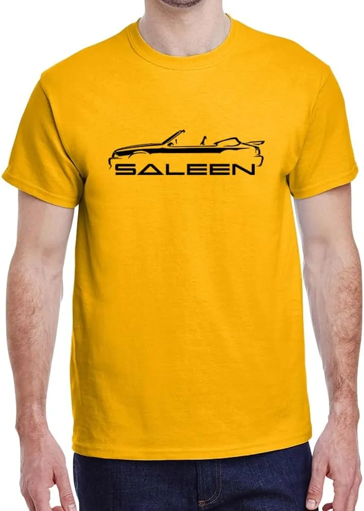 1987-93 Saleen 5.0 Mustang Foxbody Convertible Classic Outline Design Tshirt