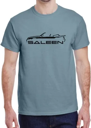 1987-93 Saleen 5.0 Mustang Foxbody Convertible Classic Outline Design Tshirt