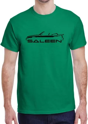 1987-93 Saleen 5.0 Mustang Foxbody Convertible Classic Outline Design Tshirt