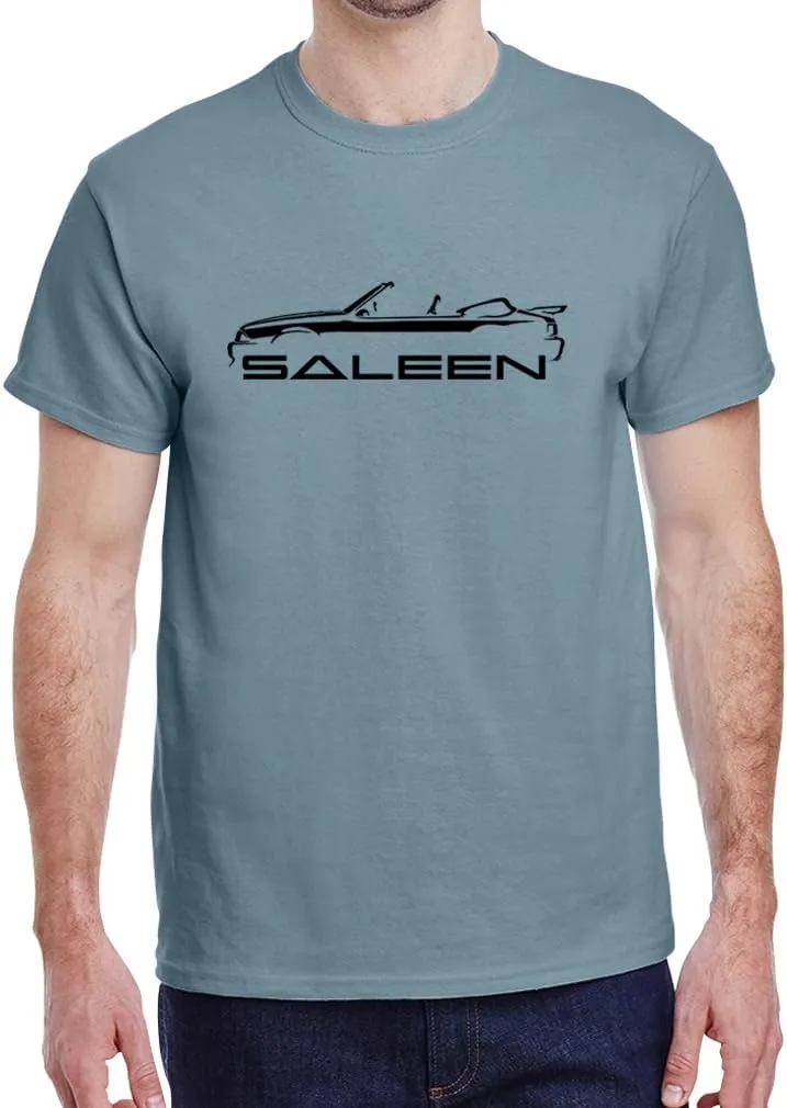 1987-93 Saleen 5.0 Mustang Foxbody Convertible Classic Outline Design Tshirt