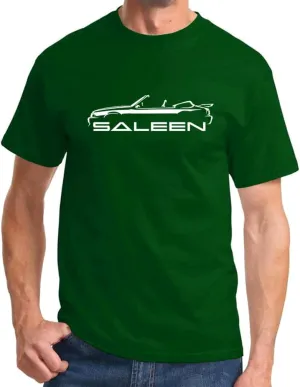 1987-93 Saleen 5.0 Mustang Foxbody Convertible Classic Outline Design Tshirt