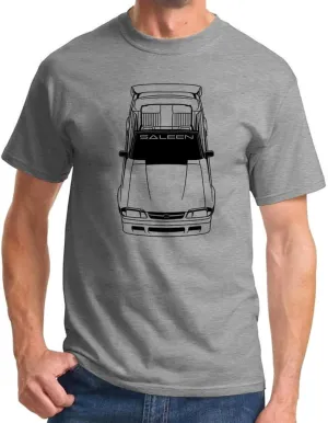 1987-93 Saleen 5.0 Mustang Foxbody Convertible Design Classic Print Tshirt