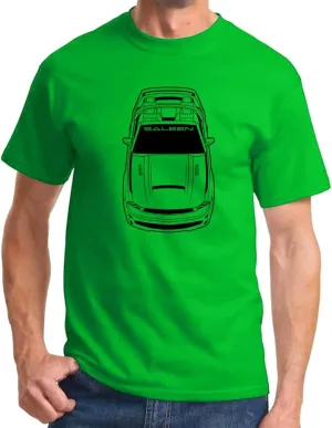 2010 2011 Saleen Mustang S302 Convertible Design Classic Print Tshirt
