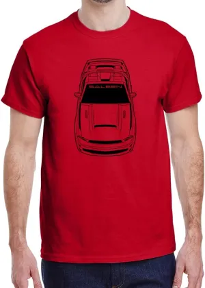 2010 2011 Saleen Mustang S302 Convertible Design Classic Print Tshirt