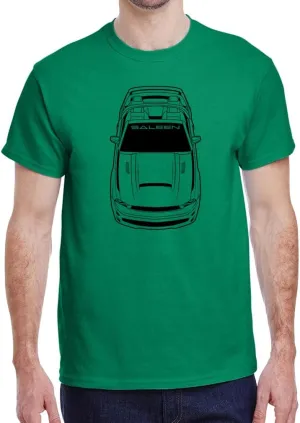 2010 2011 Saleen Mustang S302 Convertible Design Classic Print Tshirt