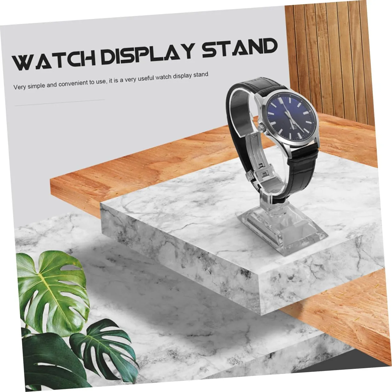 20pcs Clear Plastic Watch Display Stands Jewelry Holder for Bracelets Watches and Necklaces Lightweight and Stable Tabletop Organizer for Retail and Office Use