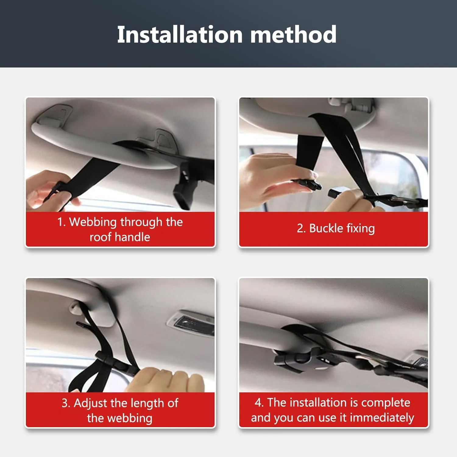 35.5 "x25.6 Car Ceiling Storage Organizer for SUV & Sedan - Heavy-Duty Overhead Mesh Net with Dual Zippers, Universal Auto Roof Storage Bag for Travel, Camping, Road Trips （Black2#）
