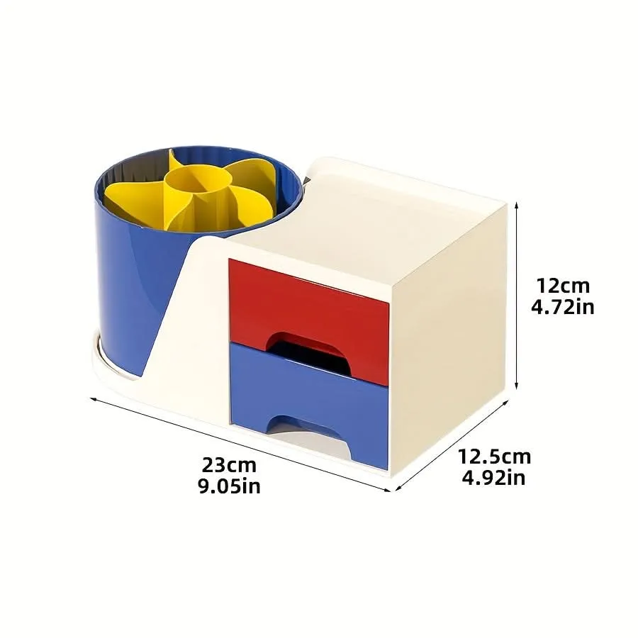 360° Rotating ABS Desk Organizer