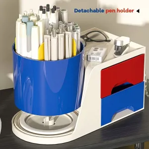 360° Rotating ABS Desk Organizer