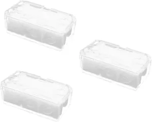 3pcs Transparent Watch Box Inner Holder Sturdy Watch Storage Organizer Compact Design Easy Use Lid for Collectors and Giving