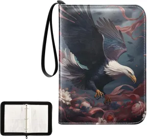 4 Pockets Trading Card Album Holder Book Folder Sports Card Binder Glede 2 400 Double Side Pockets for 3 Ring Binder Zipper