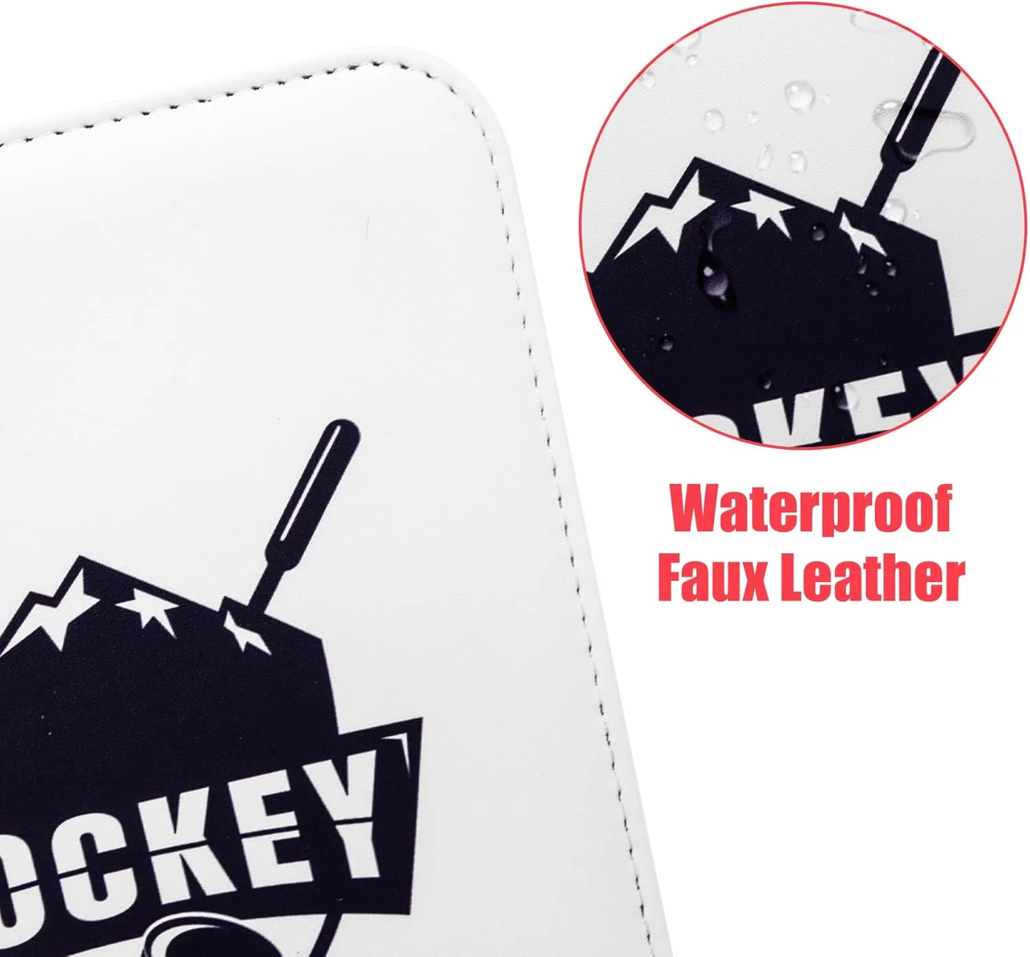 400 Pockets Hockey Card Binder for Trading Cards 2024-2025 Collectors, Portable Waterproof Storage Book With Removable Sleeves, Compatible With Football, Sports Game and TCG Cards