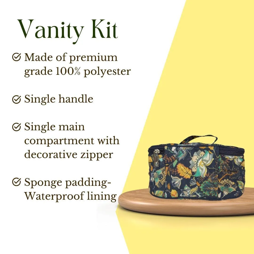 5 Piece Makeup Pouch Combo - Vanity Kit, Cosmetic Kits, & Makeup Pouch Set