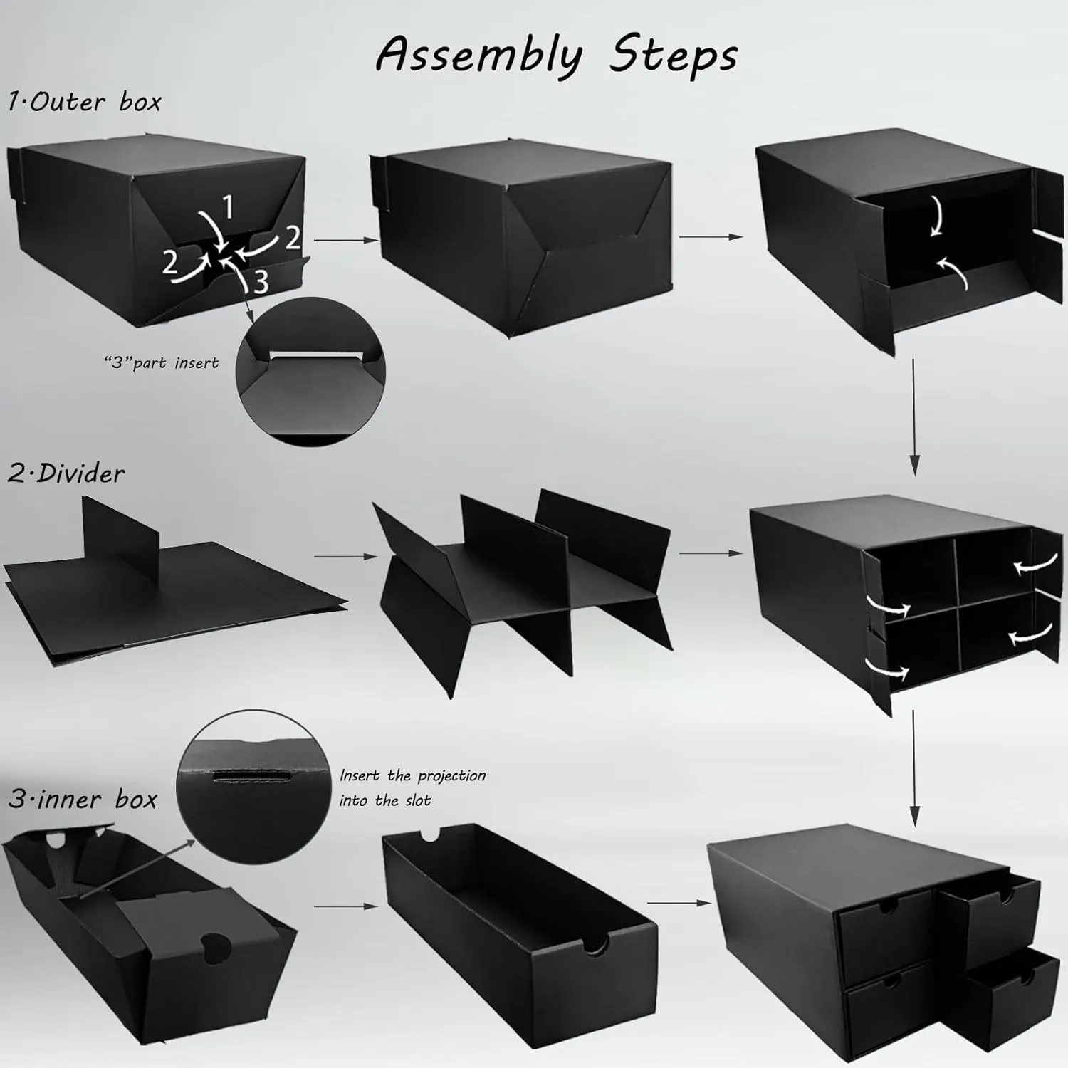 6 Sets Trading Card Storage Boxes, Includes 24-750 CT Boxes & 96 Dividers, 18000  Trading Cards Organizer for Collectible Card Games, Sports Cards, TCG, with Labels & Pen