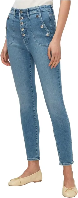 7 For All Mankind Women's Portia Floral Jeans