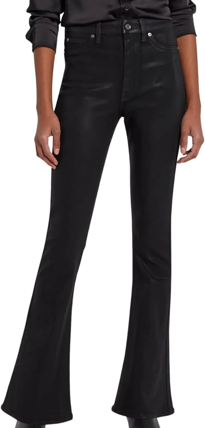 7 For All Mankind Women's Ultra High-Rise Flare Pants