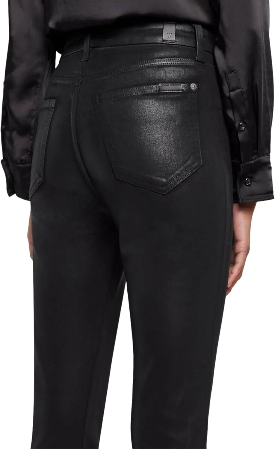 7 For All Mankind Women's Ultra High-Rise Flare Pants