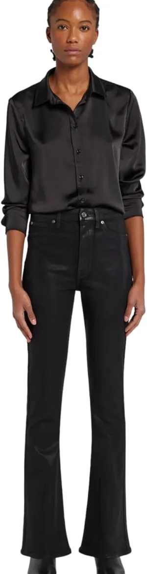 7 For All Mankind Women's Ultra High-Rise Flare Pants