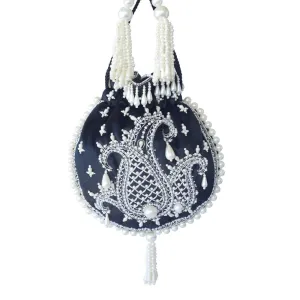 Adora By Ankita Black Ambi Pearl Bag