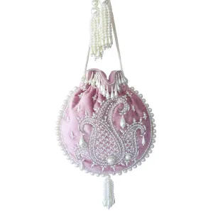 Adora By Ankita Pink Ambi Pearl Bag