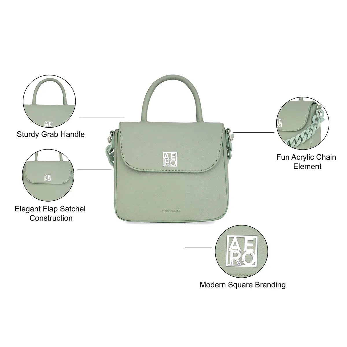 Aeropostale Rena Womens Mini Satchel