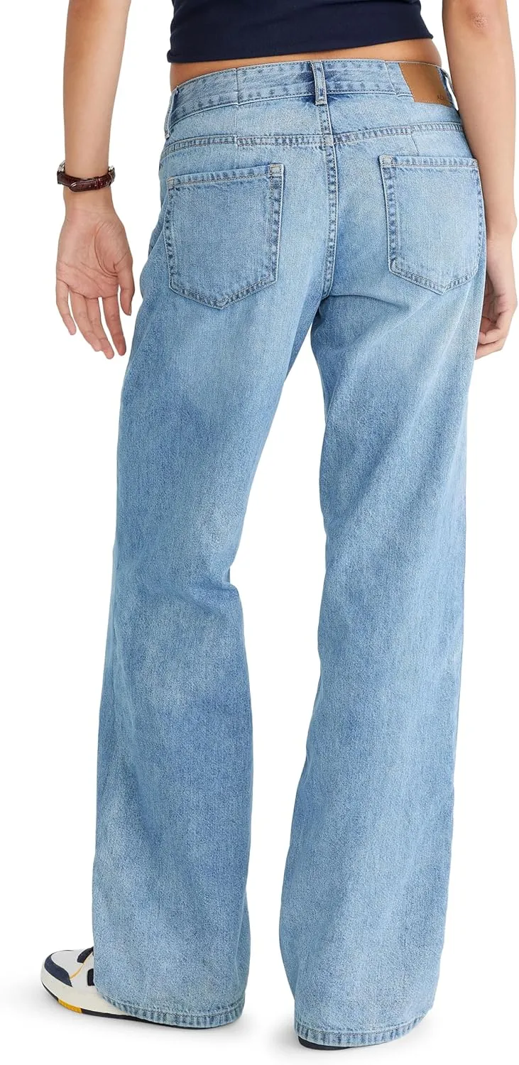 AEROPOSTALE Women's Low Rise Baggy Wide Leg Jean