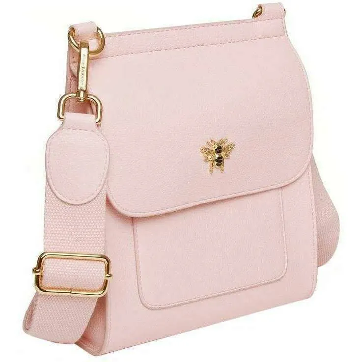 Alice Wheeler London Bloomsbury Crossbody Bag - Pastel Pink
