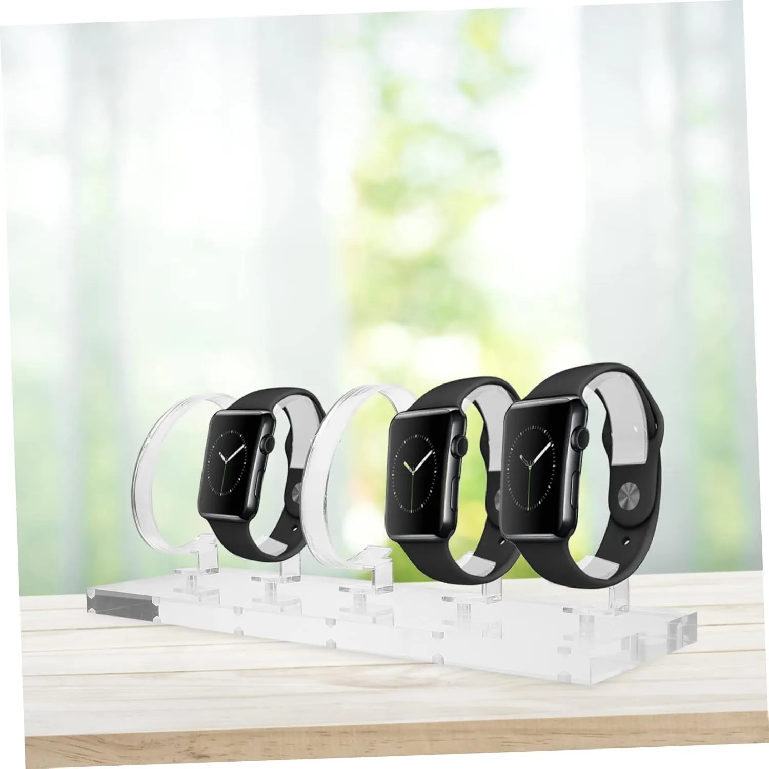 Alipis Classic Acrylic Watch Display Stand Clear Position Rack for Watches Bracelets Organizer for Home Retail Elegant Jewelry Presentation