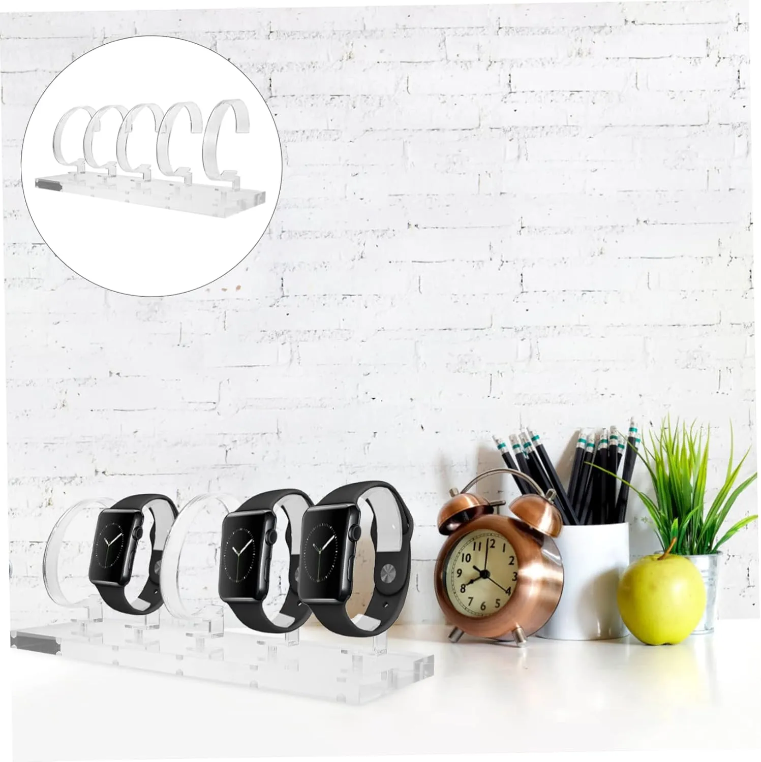 Alipis Classic Acrylic Watch Display Stand Clear Position Rack for Watches Bracelets Organizer for Home Retail Elegant Jewelry Presentation