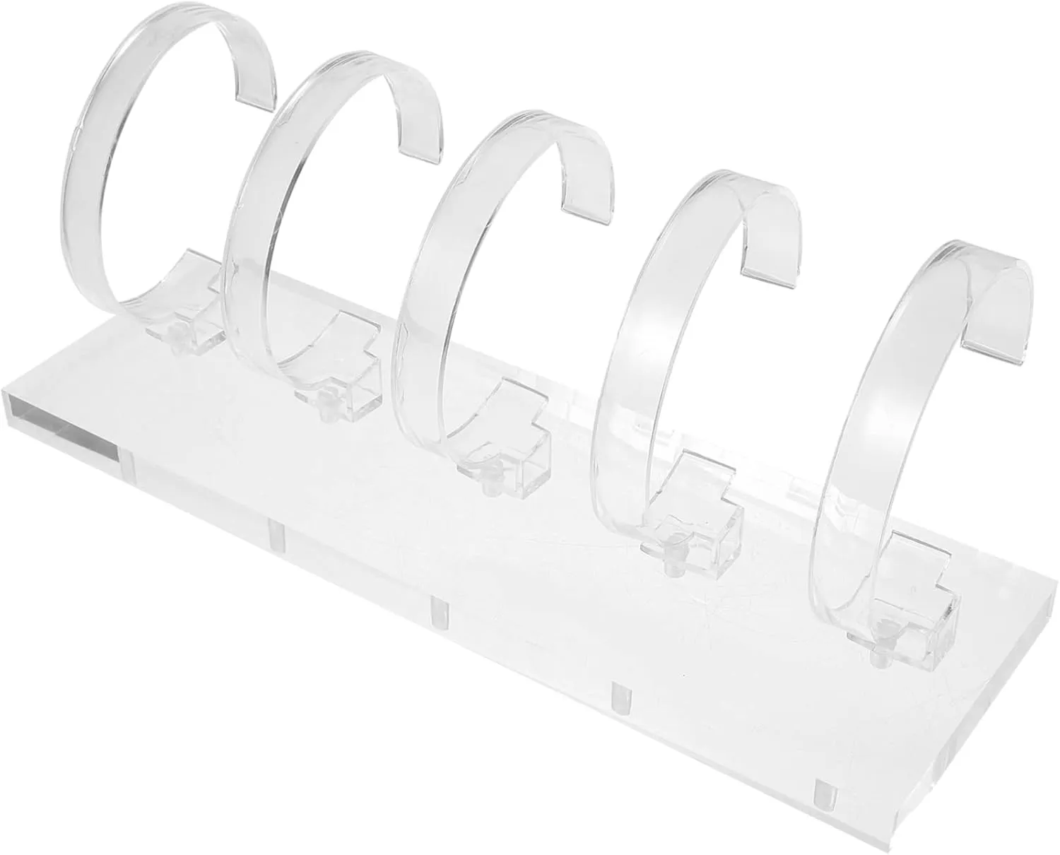 Alipis Classic Acrylic Watch Display Stand Clear Position Rack for Watches Bracelets Organizer for Home Retail Elegant Jewelry Presentation
