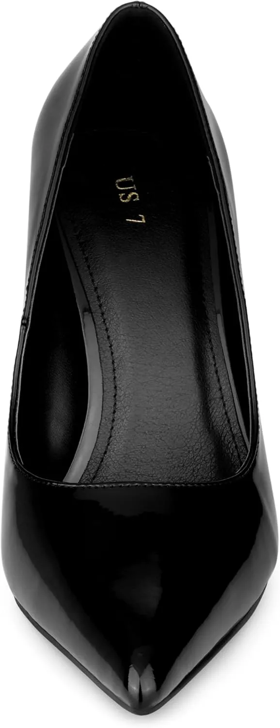 Allegra K Women's Pointed Toe Stiletto Heels Dress Pumps