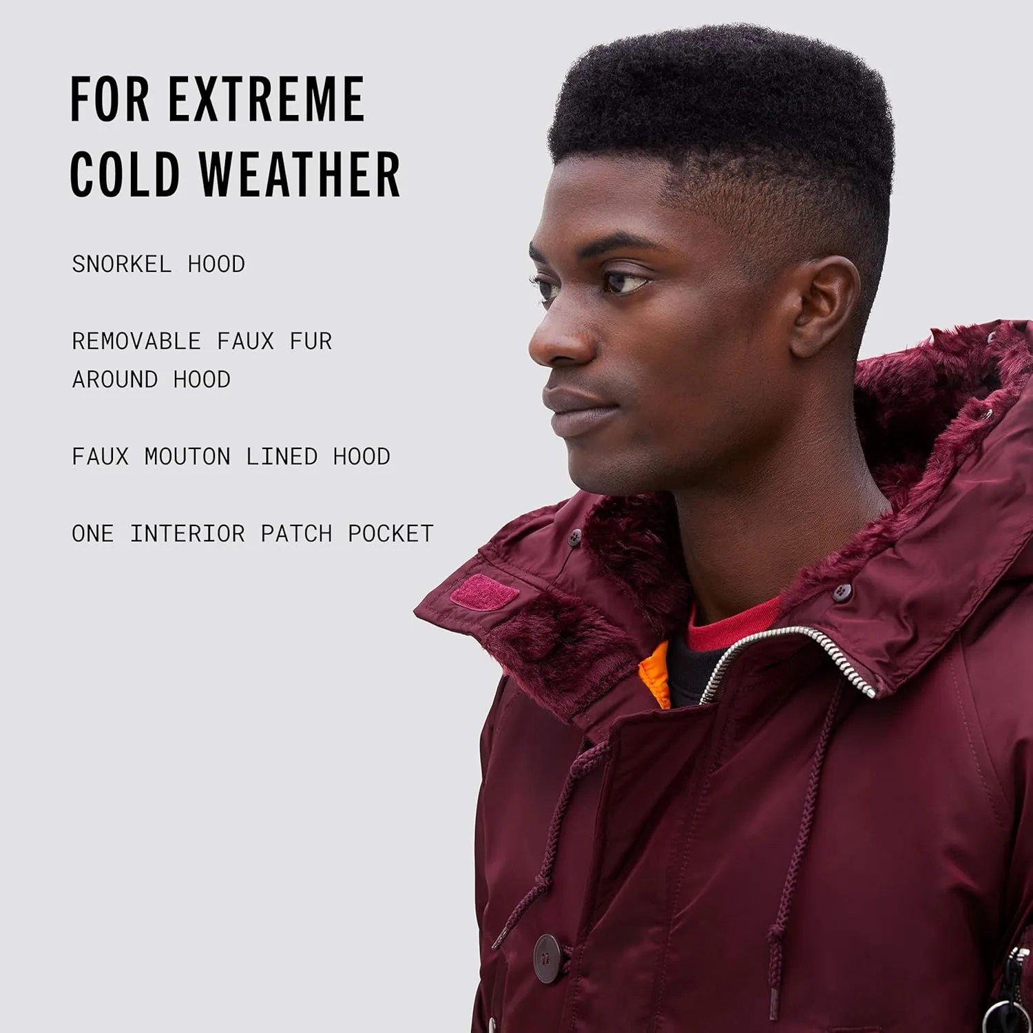 Alpha Industries Men's Slim Fit N-3b Parka