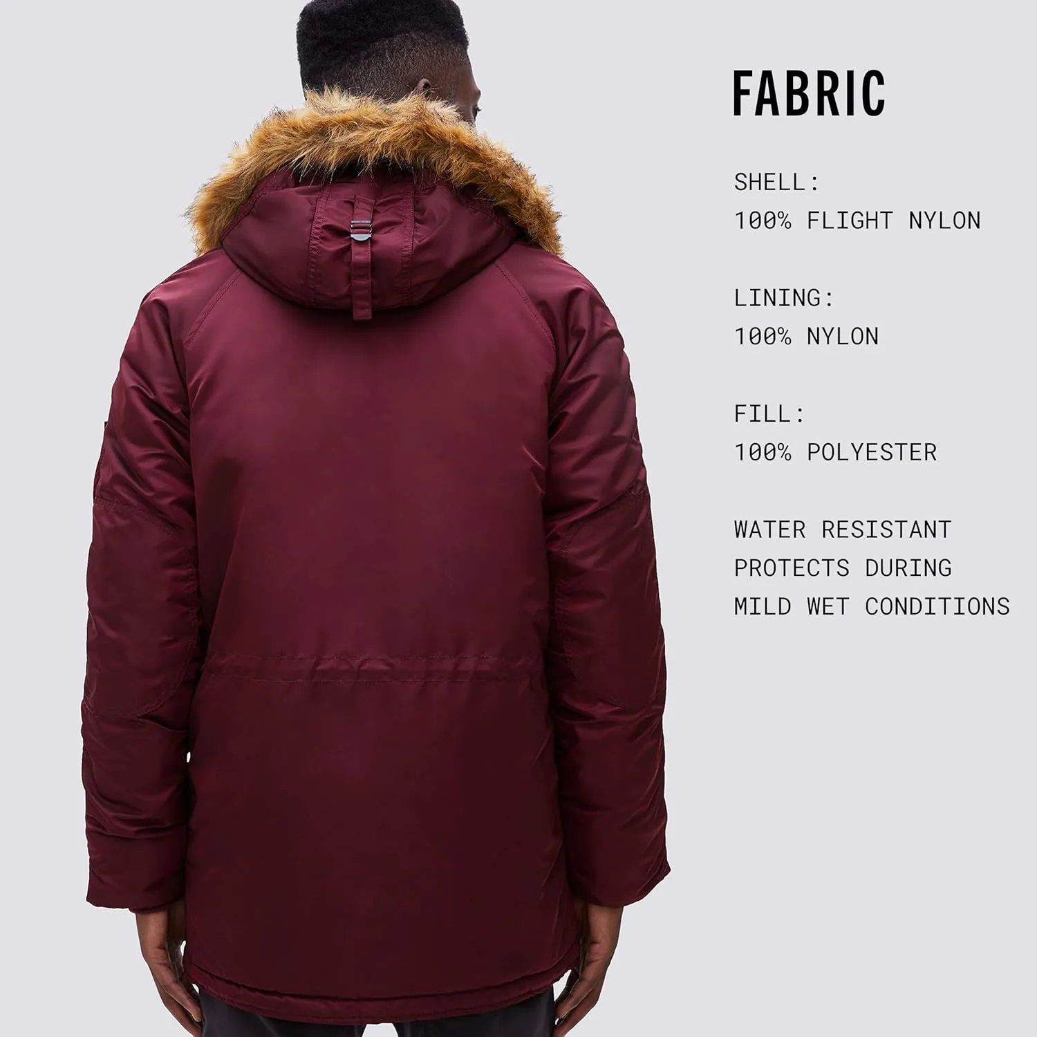 Alpha Industries Men's Slim Fit N-3b Parka