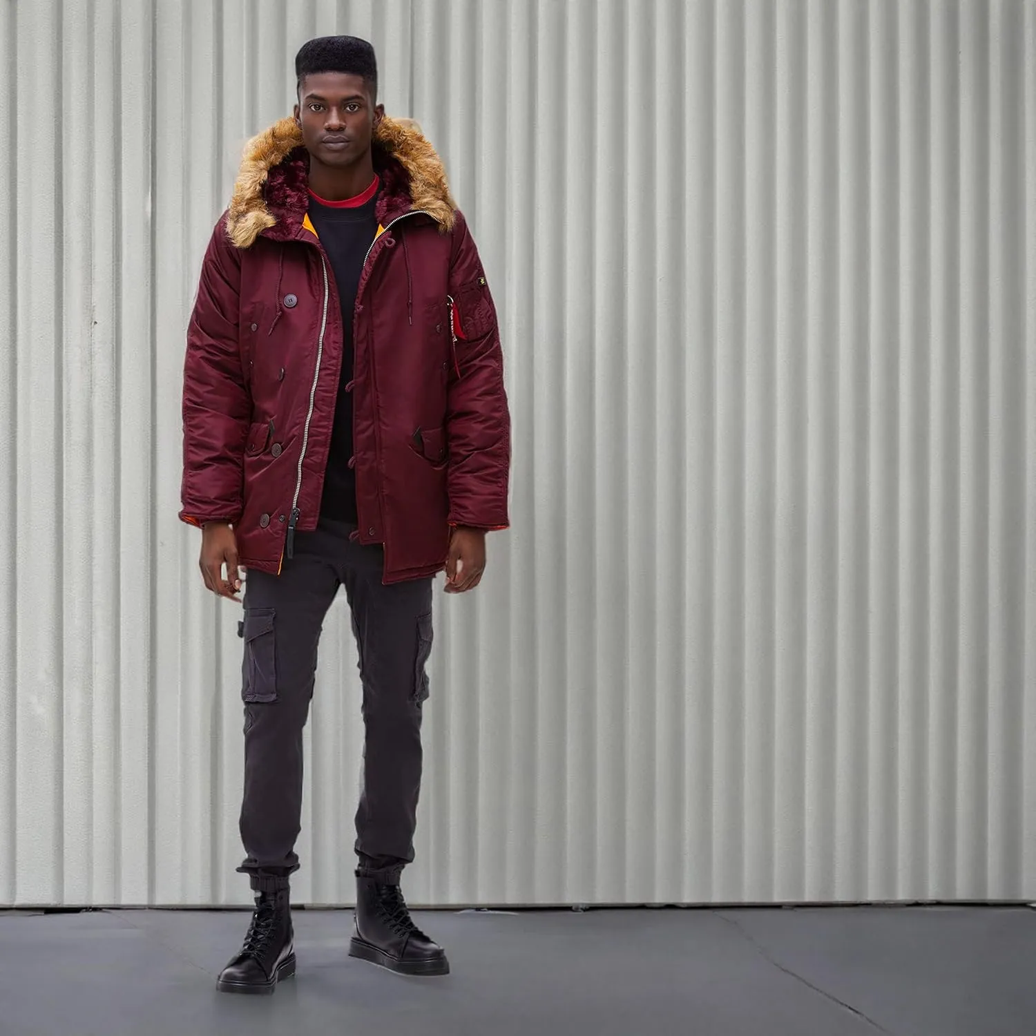 Alpha Industries Men's Slim Fit N-3b Parka