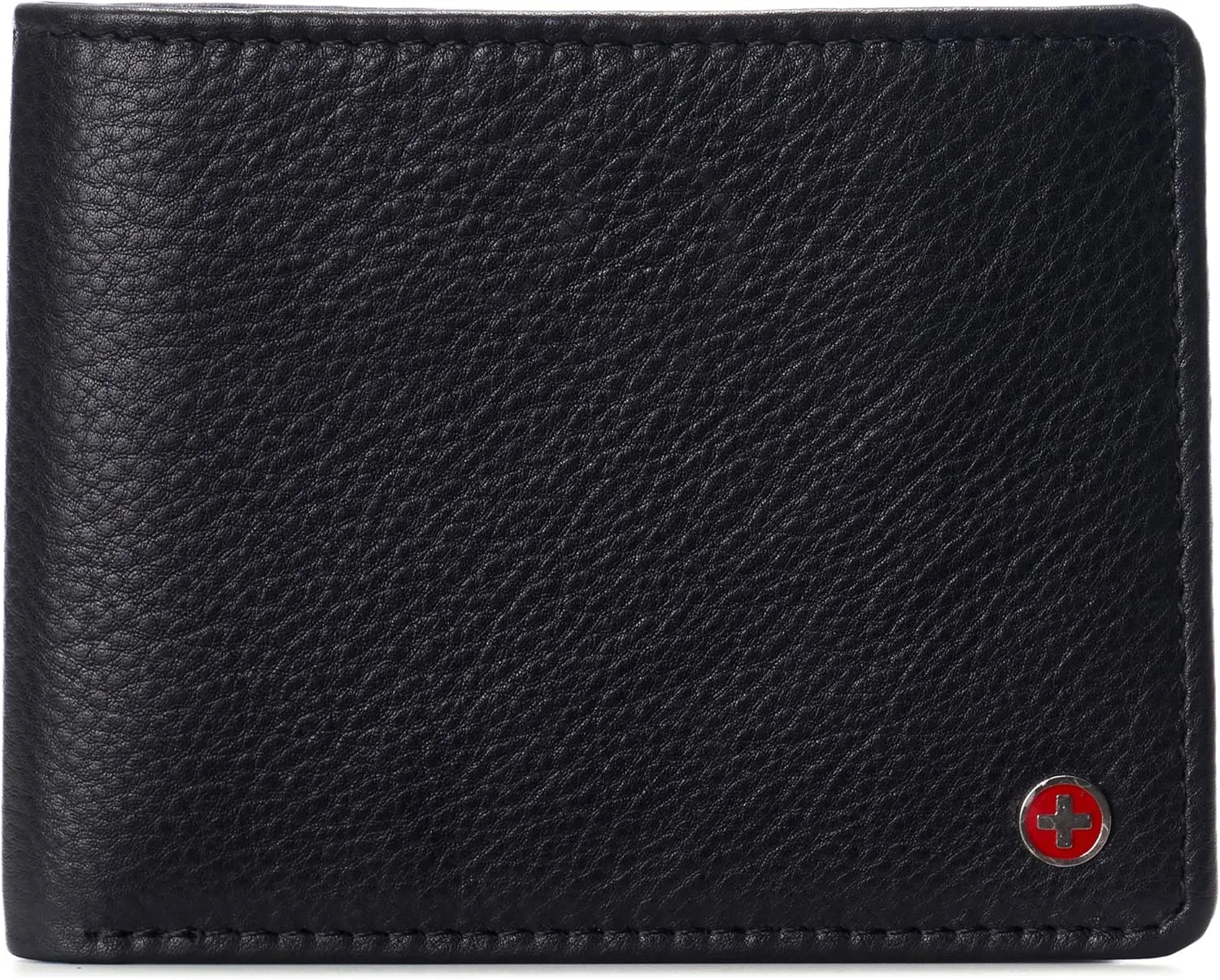 Alpine Swiss RFID Connor Passcase Bifold Wallet For Men Leather Comes in a Gift Box