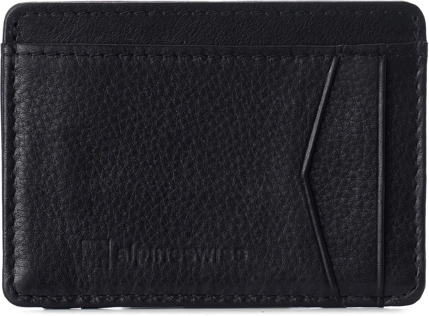 Alpine Swiss RFID Minimalist Oliver Front Pocket Wallet For Men Leather Comes in a Gift Box