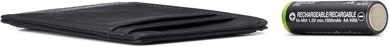 Alpine Swiss RFID Minimalist Oliver Front Pocket Wallet For Men Leather Comes in a Gift Box