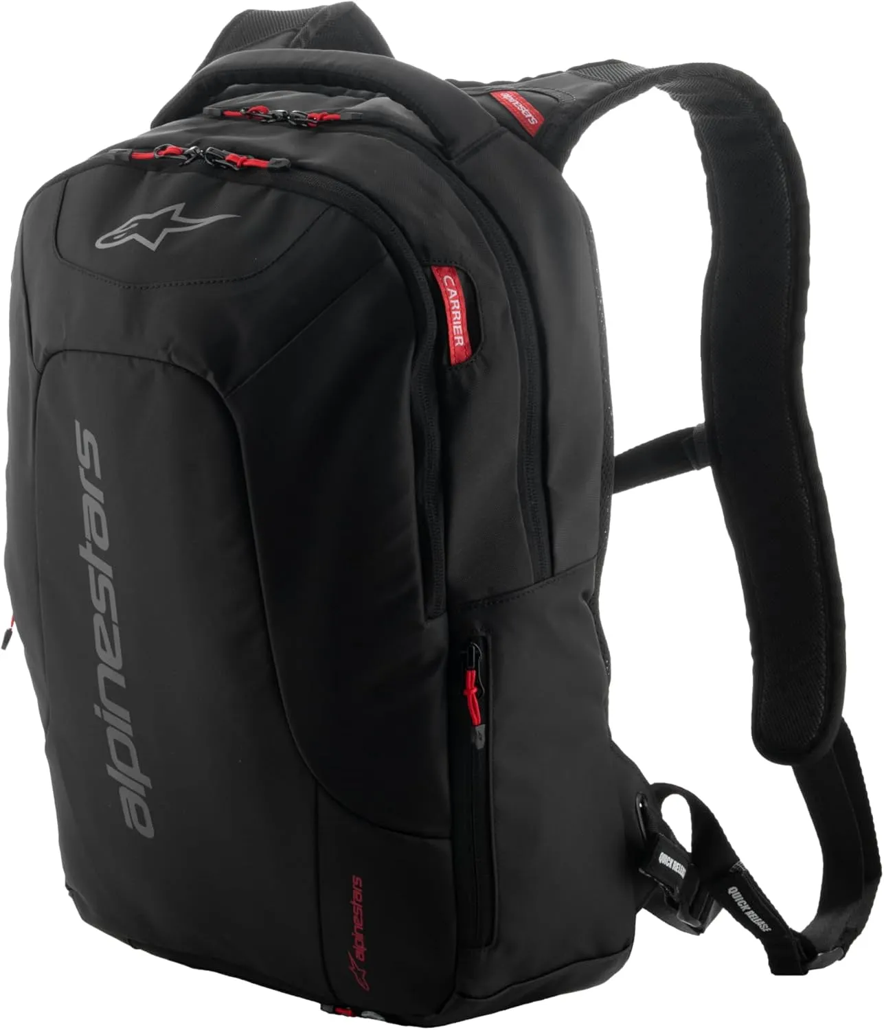 Alpinestars City Hunter V2 Motorcycle Backpack, Waterproof, Lightweight, Ergonomic Design with Padded Laptop Sleeve & Secure Storage for Riders
