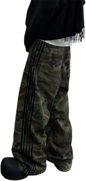 Alyweatry Men’s Vintage Baggy Jeans Oversized Low Rise Y2k Striped Skateboard Denim Track Jeans Streetwear