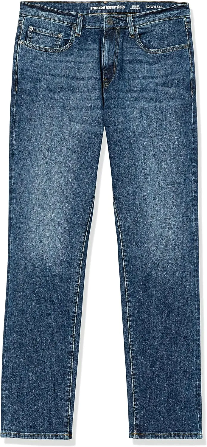 Amazon Essentials Men's Athletic-Fit Stretch Jeans