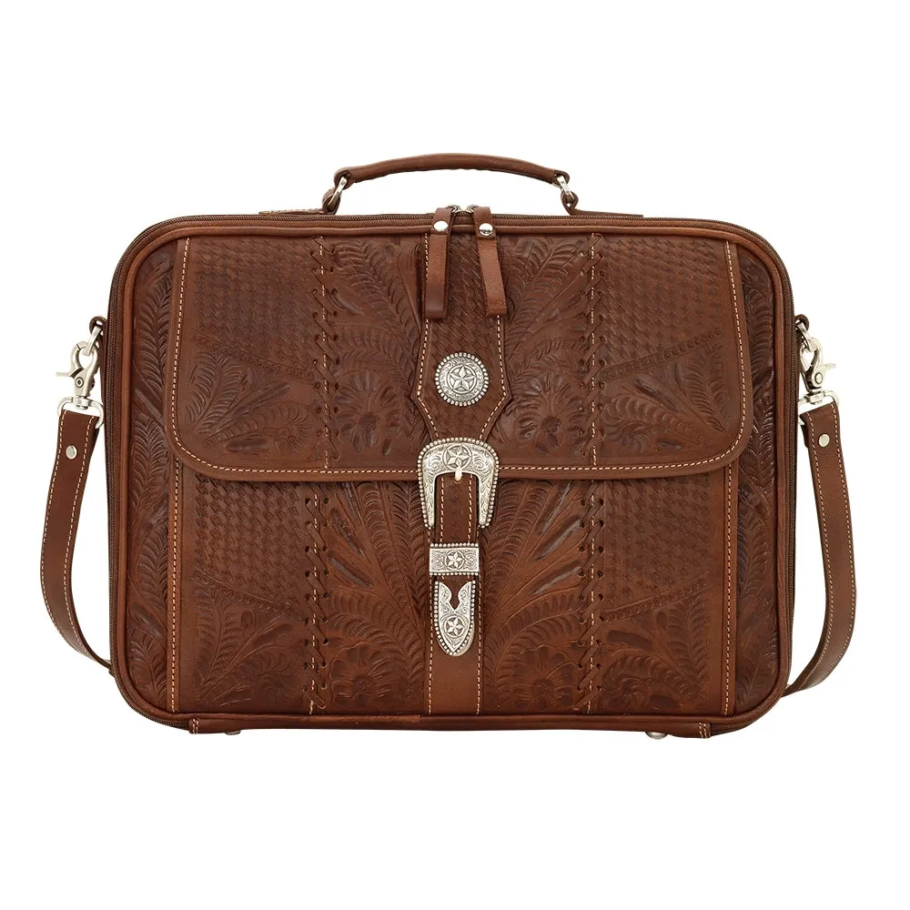 American West Classic Travel Laptop Briefcase