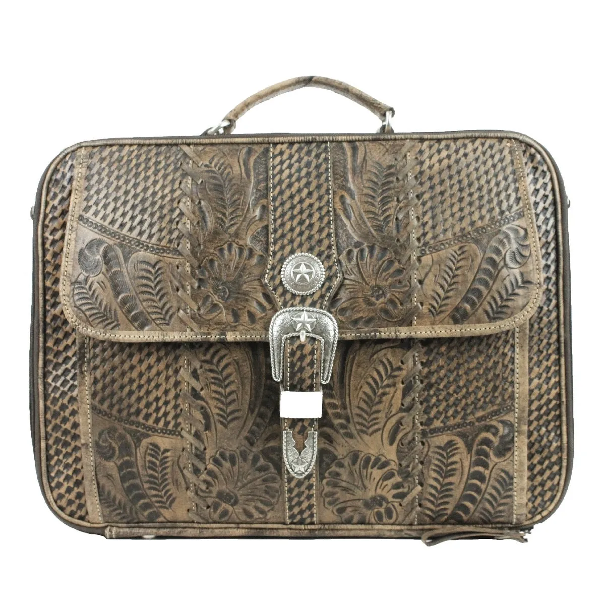 American West Classic Travel Laptop Briefcase