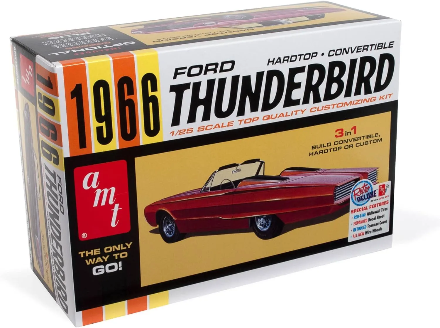 AMT 1966 Ford Thunderbird Hardtop/Convertible 1:25 Scale Model Kit