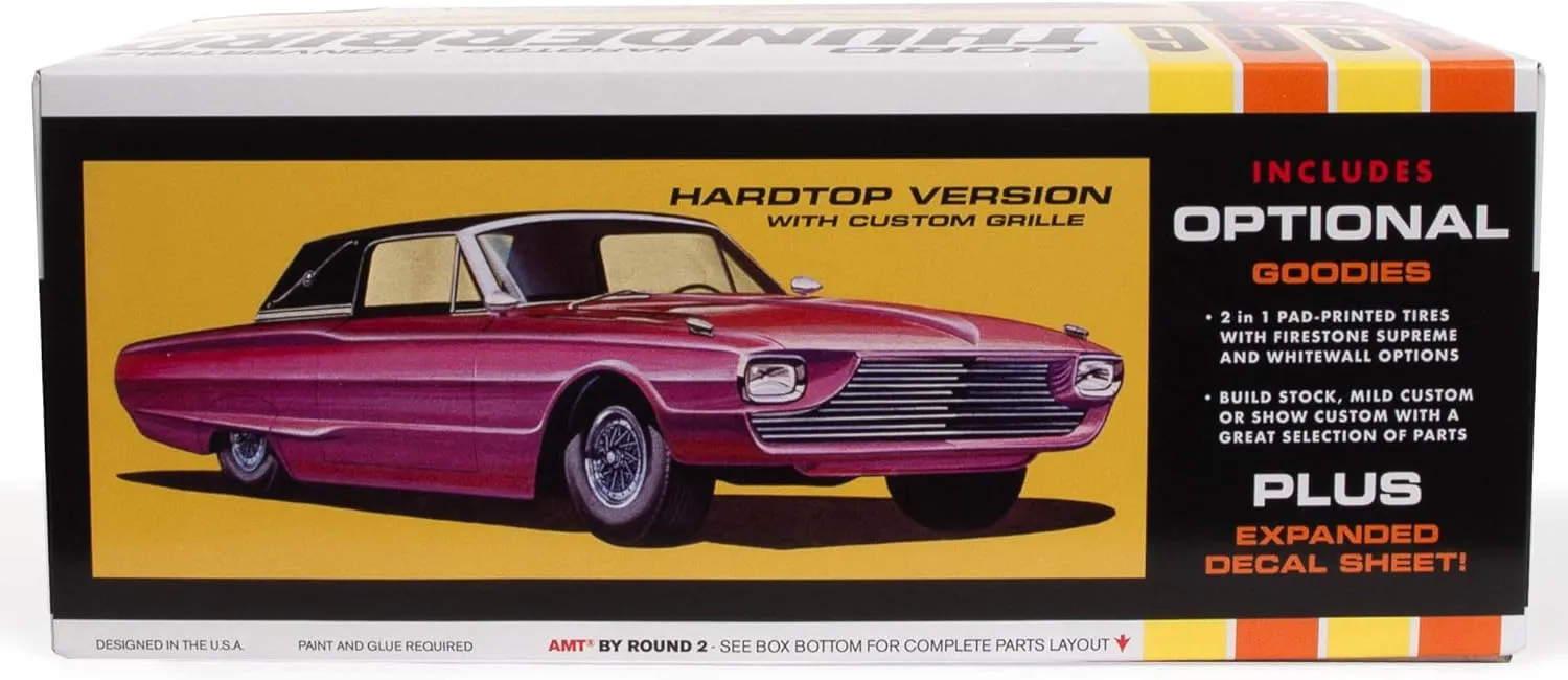 AMT 1966 Ford Thunderbird Hardtop/Convertible 1:25 Scale Model Kit
