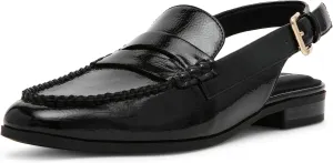 Anne Klein Womens Birdie Patent Penny Slingbacks